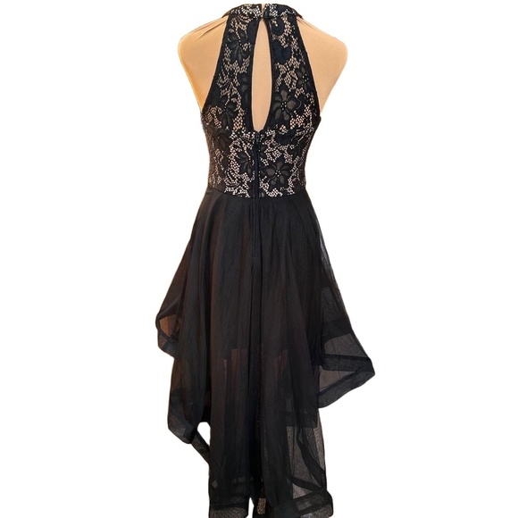 Speechless Black Whimsygoth Lace High Low Dress | Sheer Tulle Prom | Women’s S - Picture 3 of 14